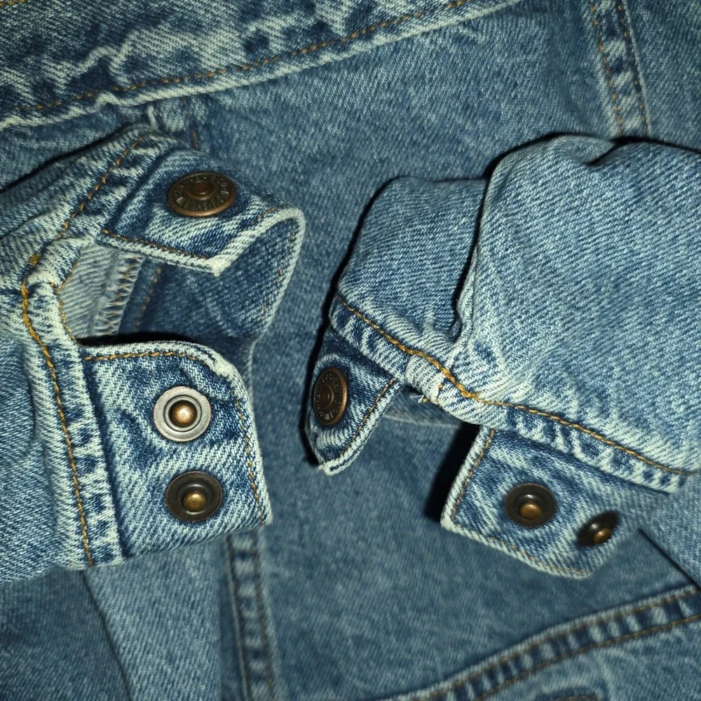 Levis Vintage 90's 18M Baby Denim Trucker Jacket Blue Medium Wash Cotton